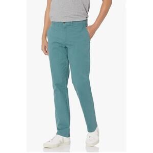 Ben Sherman Ec1 Green Men Pants Cotton Slash Pockets Pull on Regular Fit Size 31